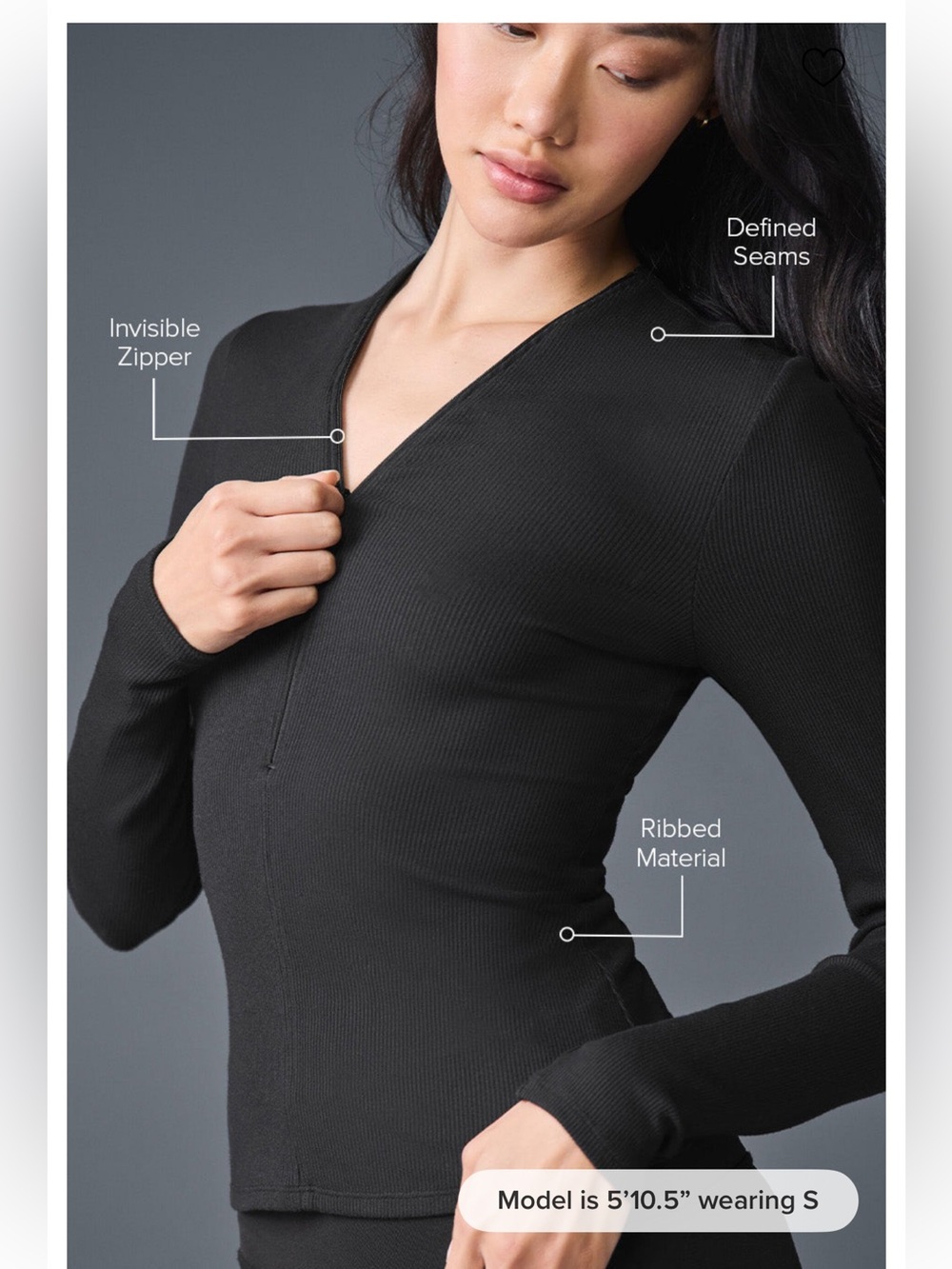 Alo yoga Ribbed Mesmerize Long Sleeve - Picture 2 of 9